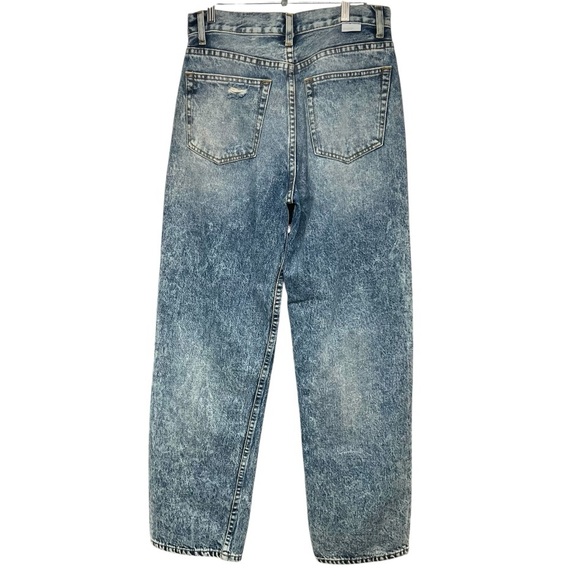 Boyish Ziggy High Rise Distressed Straight Leg Jeans His Girl Friday Women’s 26 - Picture 5 of 13